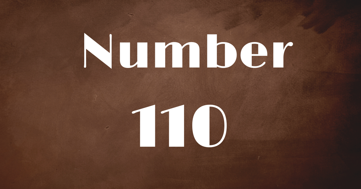 Angel Number 110