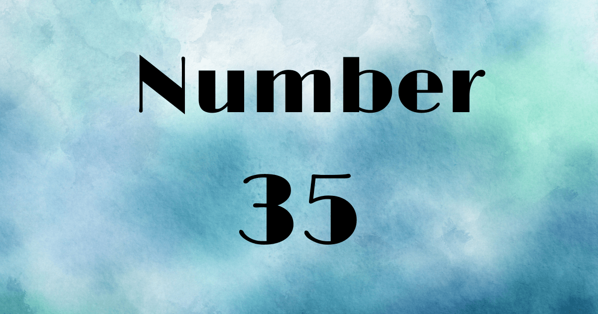 Angel Number 35