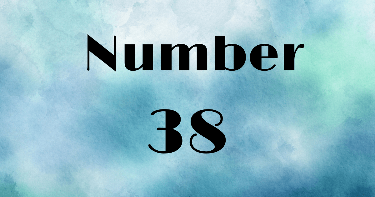 Angel Number 38