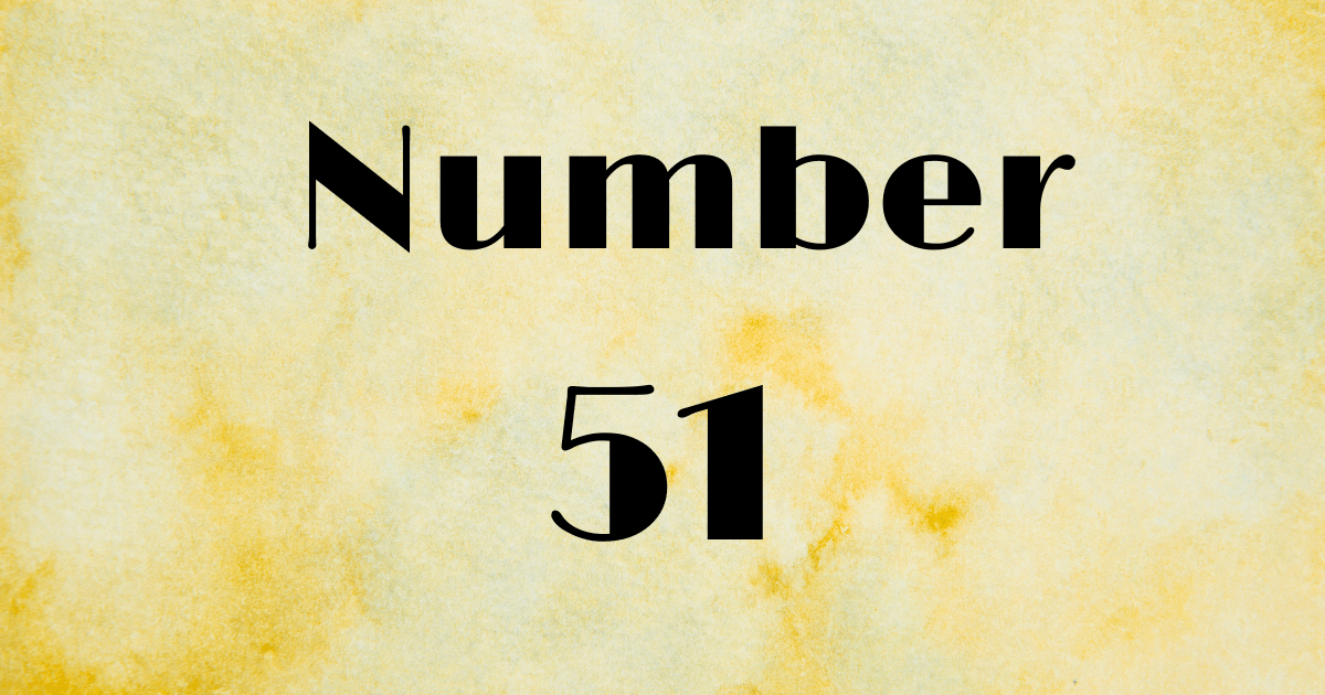 Angel Number 51