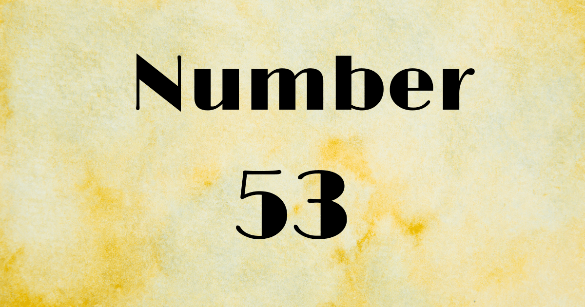 Angel Number 53
